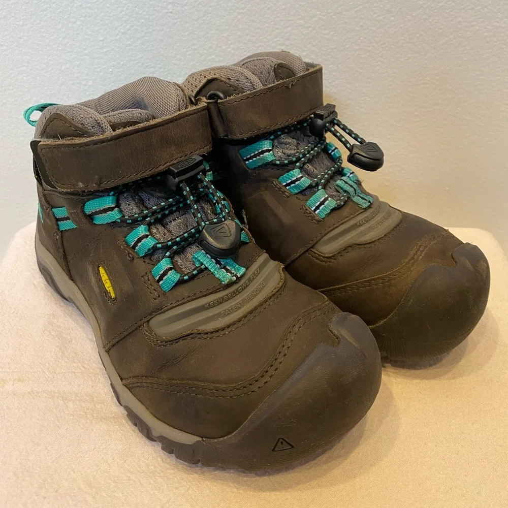 Keen Ridge Flex Waterproof Kids Hiking Boots - Size 12